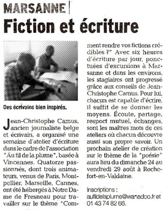 article de presse