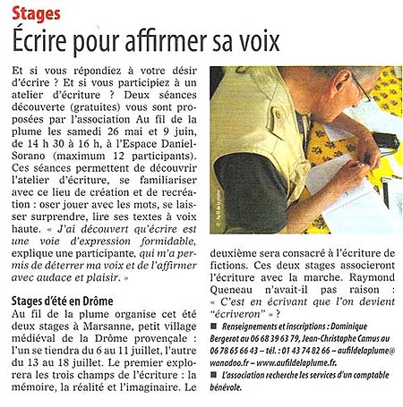 article de presse